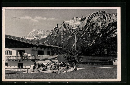 Ansichtskarte mittenwald - ansichtskarte,