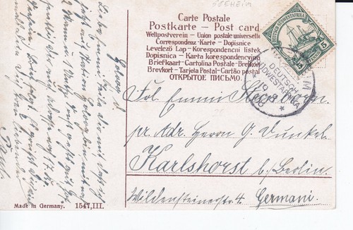 Dswa 1908 postkarte aus - 1908,