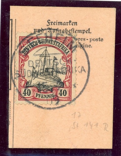 Dsw stempel briefstück - dsw, 17