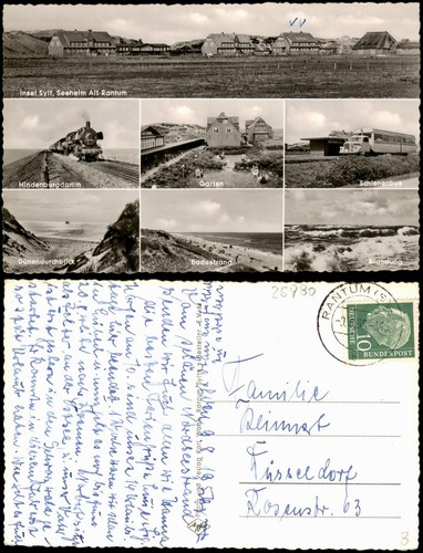 Sylt mehrbildkarte von - mehrbildkarte,