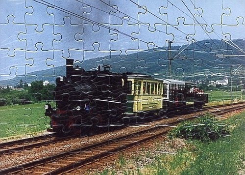 Eisenbahn kinder puzzle - eisenbahn, kinder-puzzle