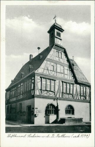 Ansichtskarte seeheim rathaus - ansichtskarte,