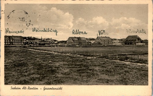 Gruß aus alt rantum sylt - ak,