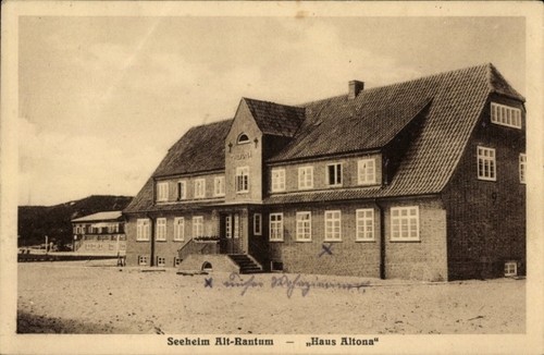 Rantum auf sylt seeheim - ak,