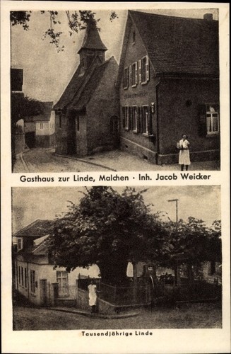 Malchen seeheim jugenheim - ak,