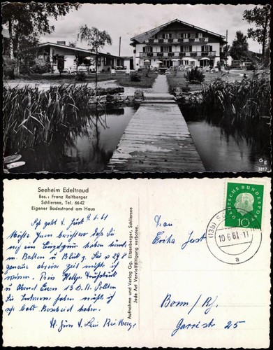Ansichtskarte schliersee - ansichtskarte,