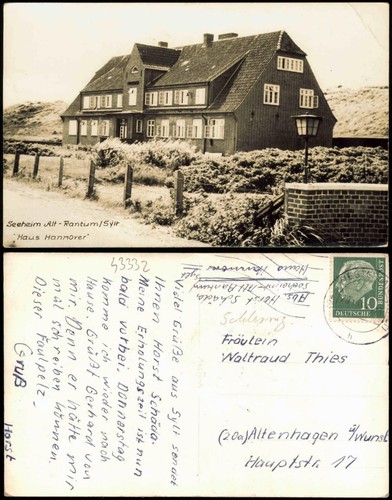 Ansichtskarte rantum sylt - ansichtskarte, rantum-sylt