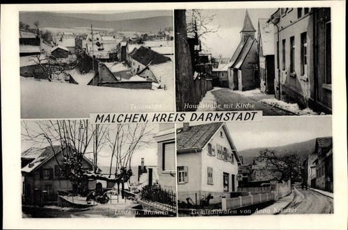 Malchen seeheim jugenheim - ak,